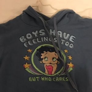 iconic rare betty boop y2k hoodie!